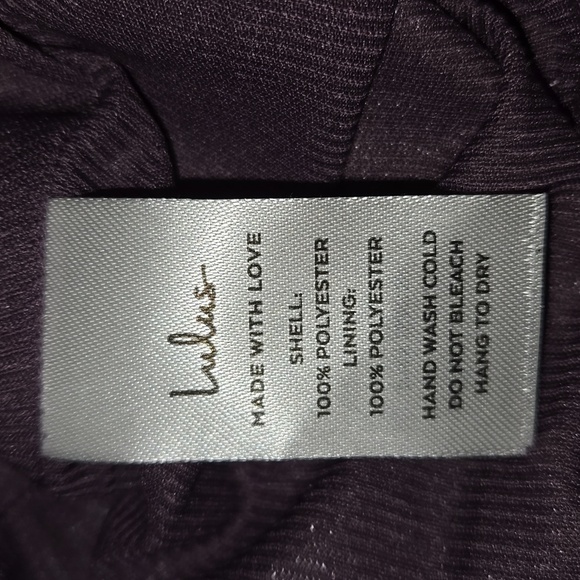 Lulus Faux Wrap Shimmer Midi Skirt Purple Sizes S and L NWT - Picture 7 of 8